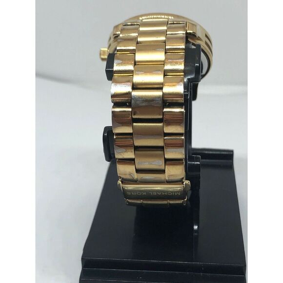 Michael Kors MK5160 Women's Stainless Steel Analog Champagne Dial Watch LB214 - Picture 5 of 11